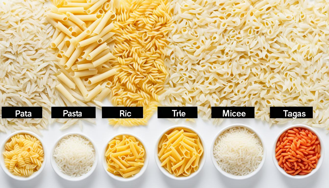 Pasta vs. Rice: Nutritional Values Explored